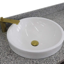 Load image into Gallery viewer, Bellaterra Home Vanity BellaTerra Home 61&quot; Double sink vanity in Dark Gray finish and Gray granite and round sink 400800-61D-DG-GYRD
