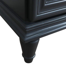 Load image into Gallery viewer, Bellaterra Home Vanity BellaTerra Home 61&quot; Double sink vanity in Dark Gray finish and Gray granite and round sink 400800-61D-DG-GYRD