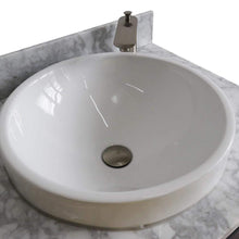 Load image into Gallery viewer, Bellaterra Home Vanity BellaTerra Home 61&quot; Double sink vanity in Dark Gray finish and White carrara marble and round sink 400700-61D-DG-WMRD
