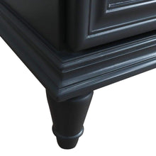 Load image into Gallery viewer, Bellaterra Home Vanity BellaTerra Home  61&quot; Double sink vanity in Dark Gray finish and White quartz and rectangle sink 400800-61D-DG-WER