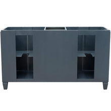 Load image into Gallery viewer, Bellaterra Home Vanity BellaTerra Home 61&quot; Double sink vanity in Dark Gray finish with Gray granite and rectangle sink 400990-61D-DG-GYR