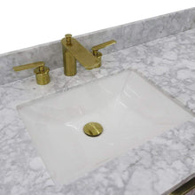 Load image into Gallery viewer, Bellaterra Home Vanity BellaTerra Home 61&quot; Double sink vanity in Dark Gray finish with White carrara marble and rectangle sink 400990-61D-DG-WMR