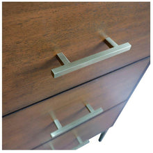 Load image into Gallery viewer, Bellaterra Home Vanity BellaTerra Home 61&quot; Double sink vanity in Walnut and Black finish and Black galaxy granite and rectangle sink 400900-61D-WB-BGR