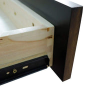 Load image into Gallery viewer, Bellaterra Home Vanity BellaTerra Home 61&quot; Double sink vanity in Walnut and Black finish and Black galaxy granite and round sink 400900-61D-WB-BGRD