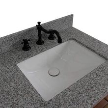 Load image into Gallery viewer, Bellaterra Home Vanity BellaTerra Home 61&quot; Double sink vanity in Walnut and Black finish and Gray granite and rectangle sink 400900-61D-WB-GYR
