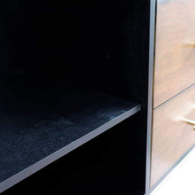 Load image into Gallery viewer, Bellaterra Home Vanity BellaTerra Home 61&quot; Double sink vanity in Walnut and Black finish and Gray granite and round sink 400900-61D-WB-GYRD