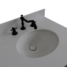 Load image into Gallery viewer, Bellaterra Home Vanity BellaTerra Home 61&quot; Double sink vanity in Walnut and Black finish and White quartz and oval sink 400900-61D-WB-WEO