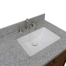Load image into Gallery viewer, Bellaterra Home Vanity BellaTerra Home 61&quot; Double sink vanity in Walnut finish with Gray granite and rectangle sink 400901-61D-WA-GYR