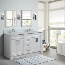 Load image into Gallery viewer, Buy White Finished 61&quot; Vanity Top Double Sink