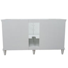 Load image into Gallery viewer, Bellaterra Home Vanity BellaTerra Home 61&quot; Double sink vanity in White finish and White quartz and rectangle sink 400800-61D-WH-WER