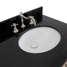 Load image into Gallery viewer, Bellaterra Home Vanity BellaTerra Home 61&quot; Double sink vanity in White finish with Black galaxy granite and oval sink 408001-61D-WH-BGO