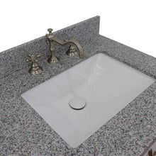 Load image into Gallery viewer, Bellaterra Home Vanity BellaTerra Home 61&quot; Double sink vanity in White finish with Gray granite and rectangle sink 408001-61D-WH-GYR