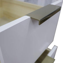 Load image into Gallery viewer, Bellaterra Home Vanity BellaTerra Home 61&quot; Double sink vanity in White finish with White carrara marble and oval sink 400990-61D-WH-WMO