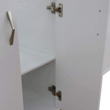 Load image into Gallery viewer, Bellaterra Home Vanity BellaTerra Home 61&quot; Double sink vanity in White finish with White carrara marble and rectangle sink 408001-61D-WH-WMR