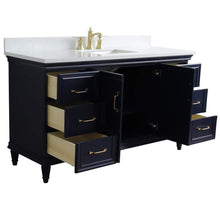 Load image into Gallery viewer, Bellaterra Home Vanity BellaTerra Home 61&quot; Single sink vanity in Blue finish and White quartz and rectangle sink 400800-61S-BU-WER