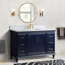 Load image into Gallery viewer, Bellaterra Home Vanity BellaTerra Home 61&quot; Single sink vanity in Blue finish and White quartz and rectangle sink 400800-61S-BU-WER