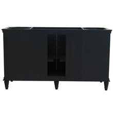 Load image into Gallery viewer, Bellaterra Home Vanity BellaTerra Home  61&quot; Single sink vanity in Dark Gray finish and Gray granite and oval sink 400800-61S-DG-GYO