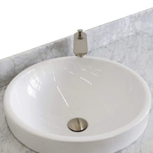 Load image into Gallery viewer, Bellaterra Home Vanity BellaTerra Home 61&quot; Single sink vanity in Dark Gray finish and White carrara marble and round sink 400700-61S-DG-WMRD