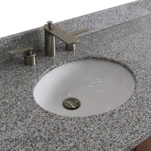 Load image into Gallery viewer, Bellaterra Home Vanity BellaTerra Home 61&quot; Single sink vanity in Walnut finish with Gray granite and oval sink 400901-61S-WA-GYO