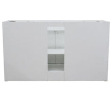 Load image into Gallery viewer, Bellaterra Home Vanity BellaTerra Home 61&quot; Single sink vanity in White finish and White carrara marble and oval sink 400700-61S-WH-WMO