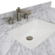 Load image into Gallery viewer, Bellaterra Home Vanity BellaTerra Home 61&quot; Single sink vanity in White finish and White carrara marble and rectangle sink 400700-61S-WH-WMR