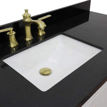Load image into Gallery viewer, Bellaterra Home Vanity BellaTerra Home 61&quot; Single vanity in White finish with Black galaxy and rectangle sink 400800-61S-WH-BGR