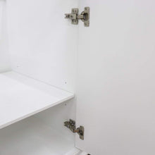 Load image into Gallery viewer, Bellaterra Home Vanity BellaTerra Home 61&quot; Single vanity in White finish with White quartz and oval sink 400800-61S-WH-WEO