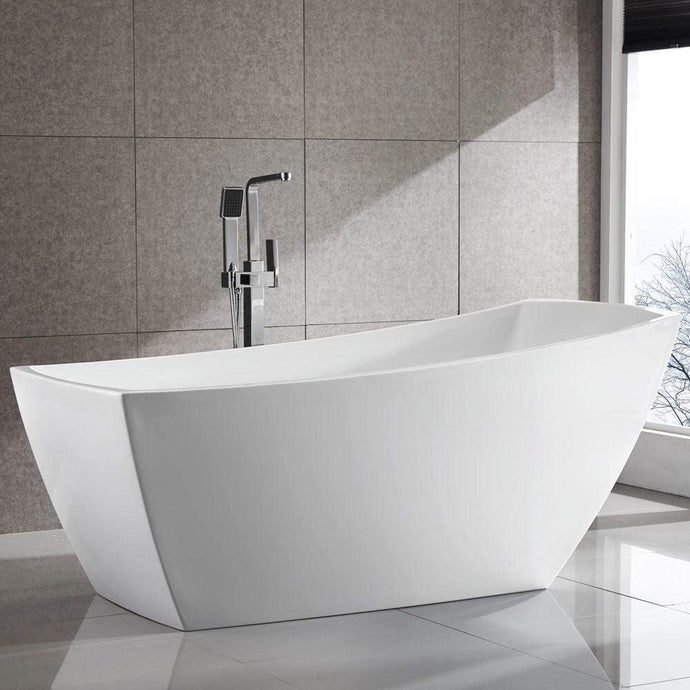 Bellaterra Home Vanity BellaTerra Home Albi 67 inch Freestanding Bathtub in White