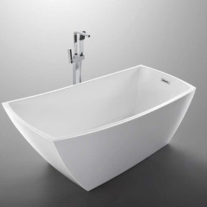 Bellaterra Home Vanity BellaTerra Home Albi 67 inch Freestanding Bathtub in White