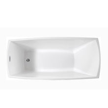 Load image into Gallery viewer, Bellaterra Home Vanity BellaTerra Home Albi 67 inch Freestanding Bathtub in White