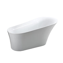 Load image into Gallery viewer, Bellaterra Home Vanity BellaTerra Home Arezzo 67 inch Freestanding Bathtub in Glossy White