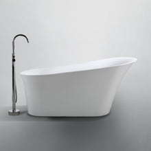 Load image into Gallery viewer, Bellaterra Home Vanity BellaTerra Home Arezzo 67 inch Freestanding Bathtub in Glossy White