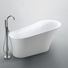 Load image into Gallery viewer, Bellaterra Home Vanity BellaTerra Home Arezzo 67 inch Freestanding Bathtub in Glossy White