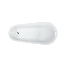 Load image into Gallery viewer, Bellaterra Home Vanity BellaTerra Home Arezzo 67 inch Freestanding Bathtub in Glossy White