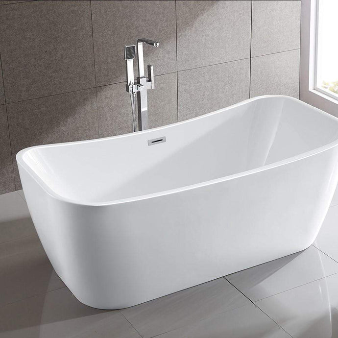 Bellaterra Home Vanity BellaTerra Home Arles 67 inch Freestanding Bathtub in White