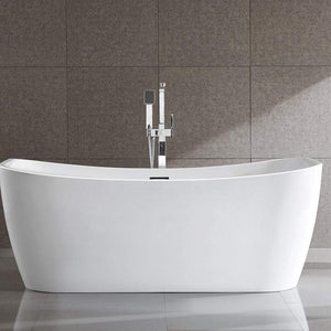 Bellaterra Home Vanity BellaTerra Home Arles 67 inch Freestanding Bathtub in White
