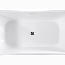 Load image into Gallery viewer, Bellaterra Home Vanity BellaTerra Home Arles 67 inch Freestanding Bathtub in White