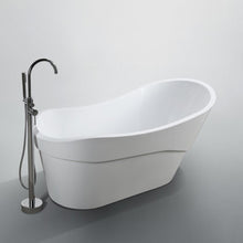 Load image into Gallery viewer, Bellaterra Home Vanity BellaTerra Home Bari 67 inch Freestanding Bathtub in Glossy White