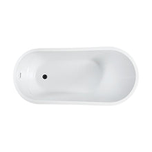 Load image into Gallery viewer, Bellaterra Home Vanity BellaTerra Home Bari 67 inch Freestanding Bathtub in Glossy White