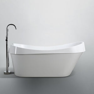 Bellaterra Home Vanity BellaTerra Home Barletta 69 inch Freestanding Bathtub in Glossy White