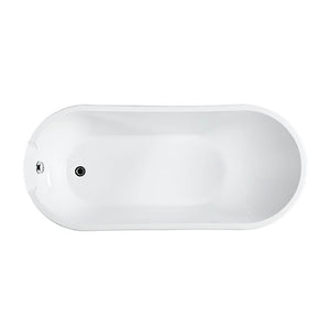 Bellaterra Home Vanity BellaTerra Home Barletta 69 inch Freestanding Bathtub in Glossy White