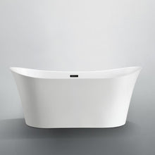 Load image into Gallery viewer, Bellaterra Home Vanity BellaTerra Home Bergamo 67 inch Freestanding Bathtub in Glossy White
