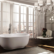 Load image into Gallery viewer, Bellaterra Home Vanity BellaTerra Home Brescia 65 inch Freestanding Bathtub in Glossy White
