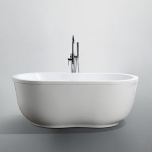 Bellaterra Home Vanity BellaTerra Home Brescia 65 inch Freestanding Bathtub in Glossy White