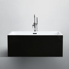 Load image into Gallery viewer, Bellaterra Home Vanity BellaTerra Home Brindisi 59 inch Freestanding Bathtub in Glossy Black
