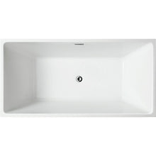 Load image into Gallery viewer, Bellaterra Home Vanity BellaTerra Home Brindisi 59 inch Freestanding Bathtub in Glossy Black