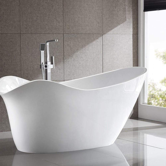 Bellaterra Home Vanity BellaTerra Home Colmar 69 inch Freestanding Bathtub in White