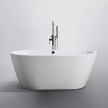 Load image into Gallery viewer, Bellaterra Home Vanity BellaTerra Home Genoa 59 inch Freestanding Bathtub in Glossy White