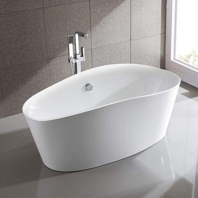 Bellaterra Home Vanity BellaTerra Home Grasse 67 inch Freestanding Bathtub in White