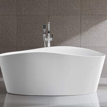 Load image into Gallery viewer, Bellaterra Home Vanity BellaTerra Home Grasse 67 inch Freestanding Bathtub in White